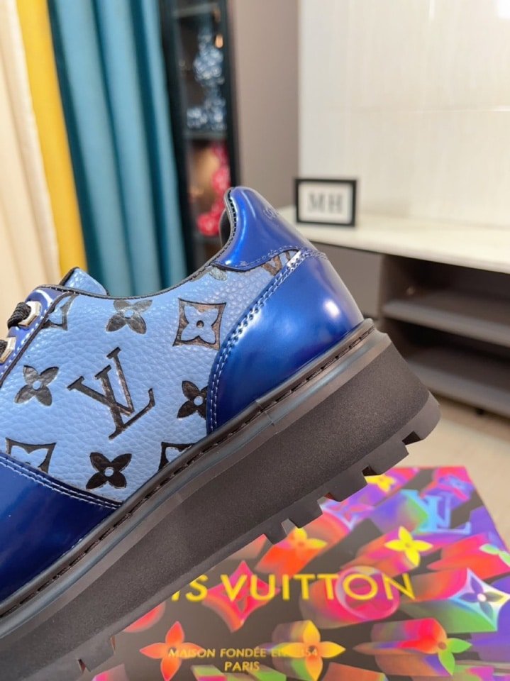 L0vis Vvtt0n Men’S Sneaker Monogram Empreinte Blue