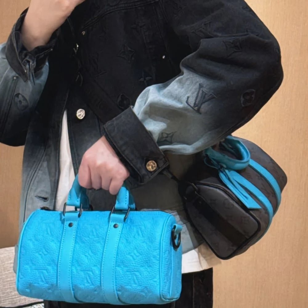 L0vis Vvtt0n Keepall Bandoulière 25 Turquoise 25Cm M11996