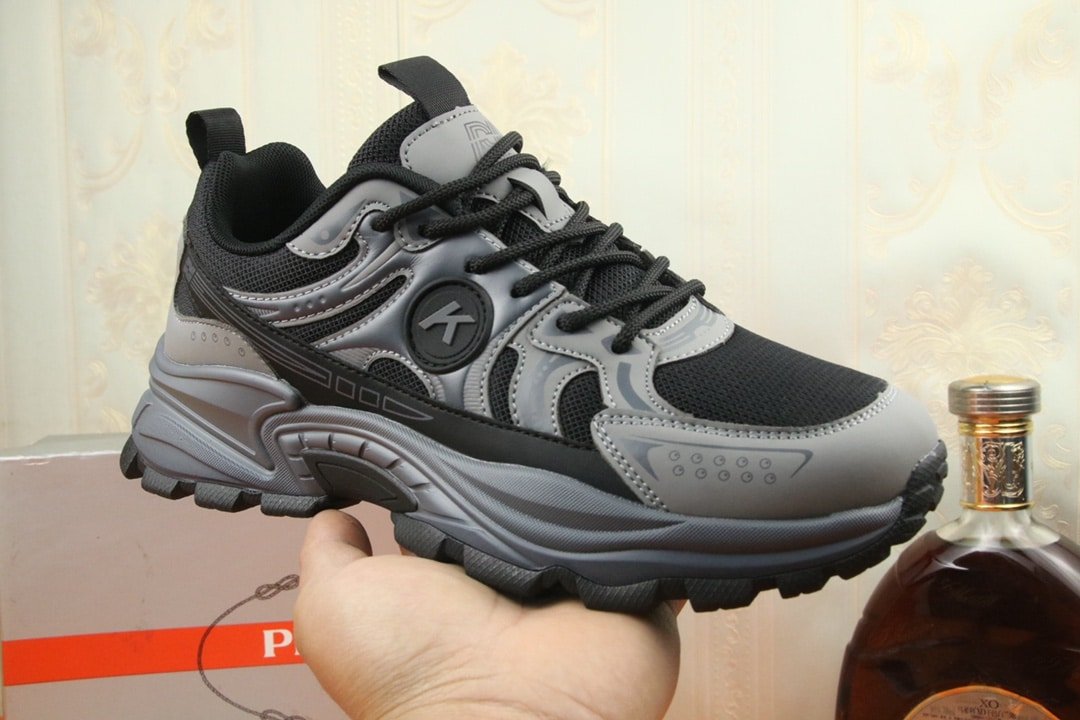 Pra*a Sport Running Sneaker In Black
