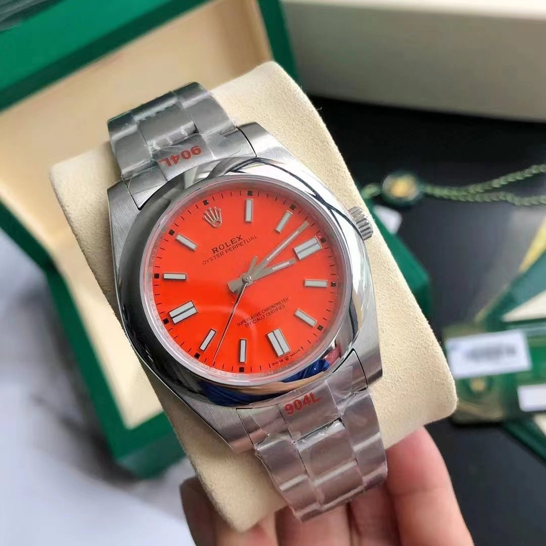 R01ex Oyster Perpetual Red 36Mm 124300