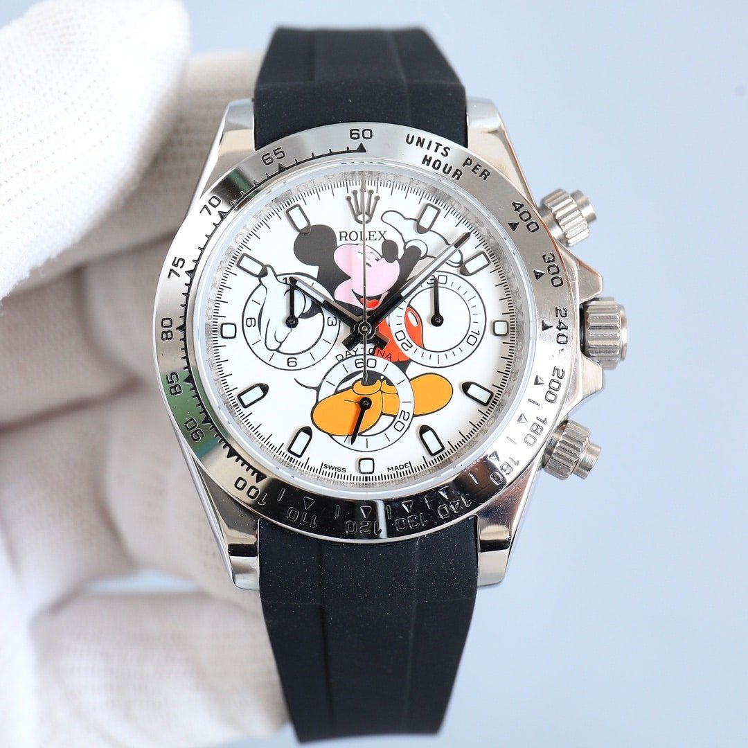 R01ex Cosmograph Daytona Mickey Mouse White Dial 40Mm 116519Ln 0027