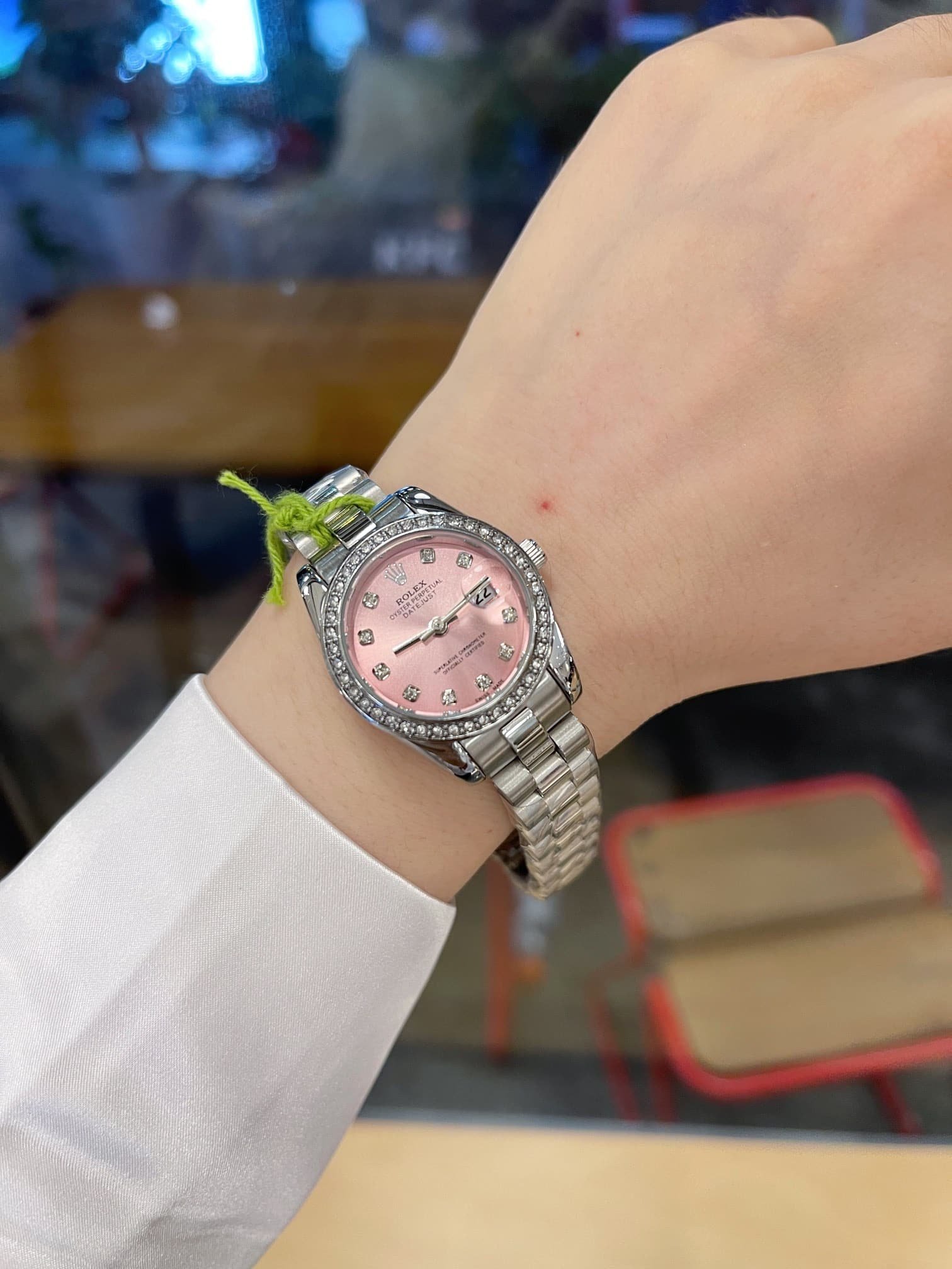 R01ex Lady Datejust 28 Silver Jubilee D1am0nd Dial In Pink 28Mm