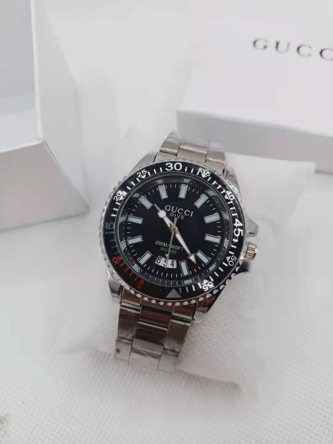 Gvc*1 Dive Black Dial Watch 40Mm